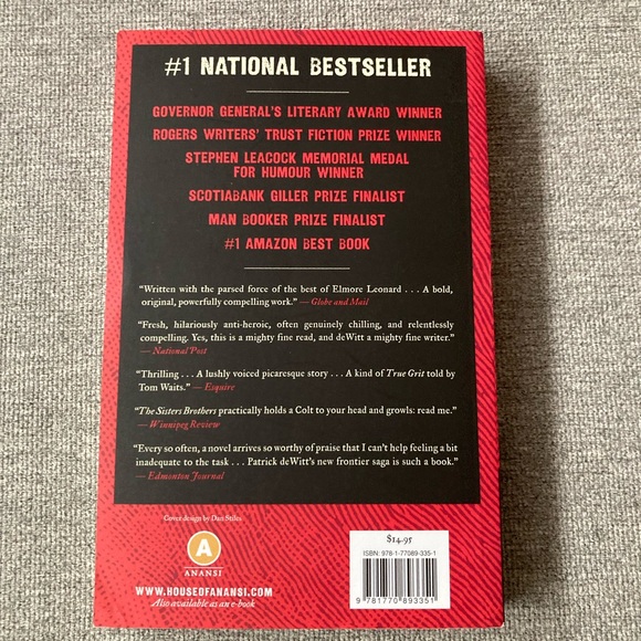 EUC The Sisters Brothers Softcover Book - Picture 3 of 5